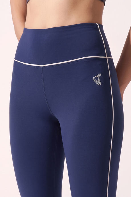 Zelocity All Day Yoga Leggings - Navy Peony — image 5